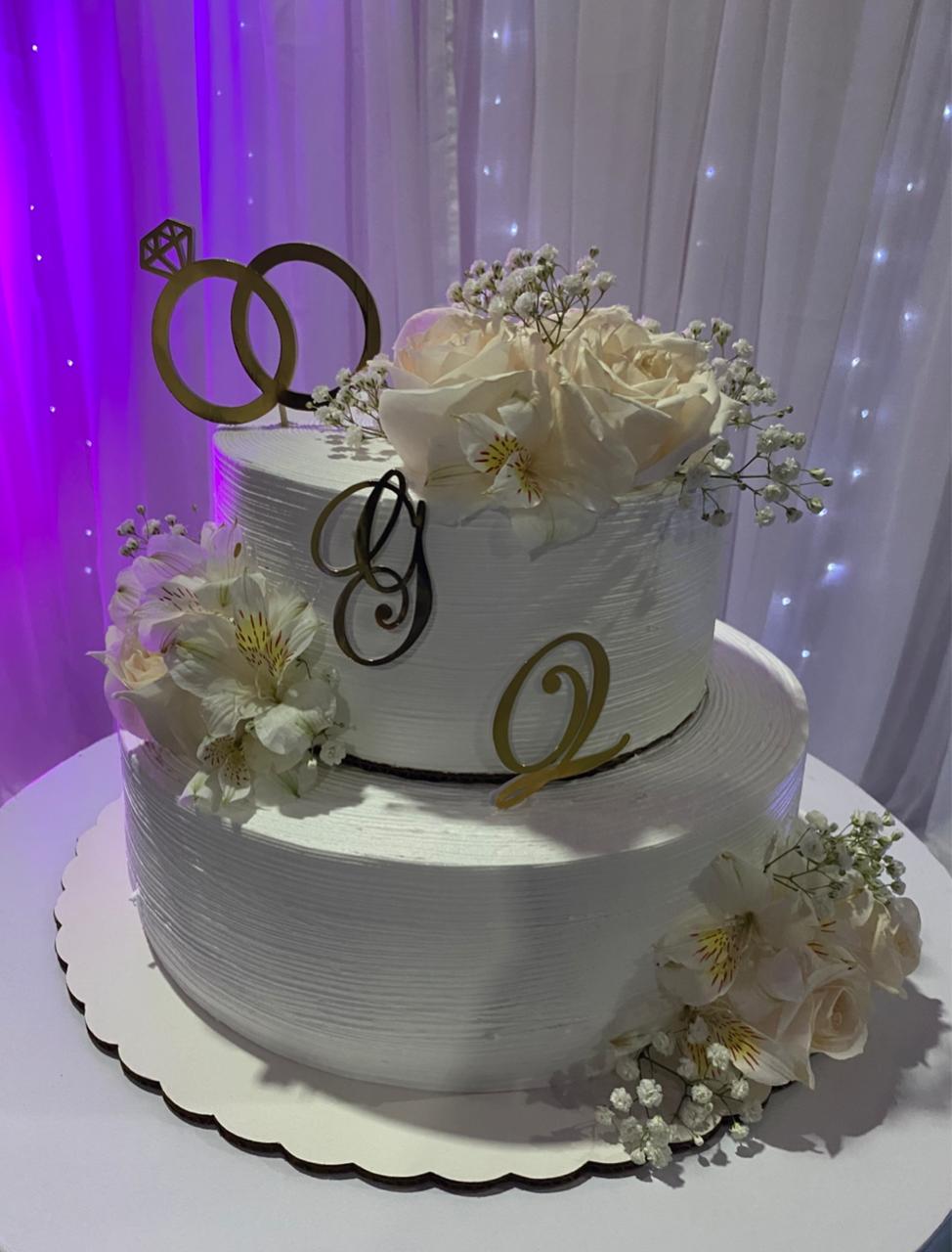 Pastel de boda elegante