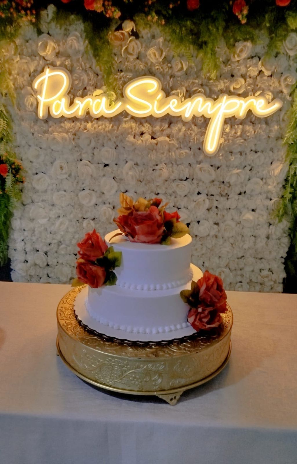 Pastel de boda floral