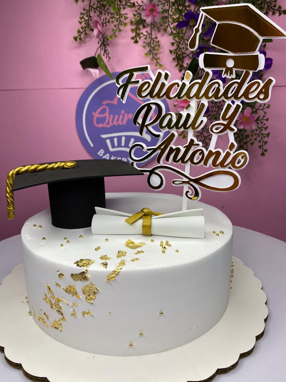 Pastel de graduación